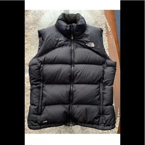 North face down vest women’s sz l